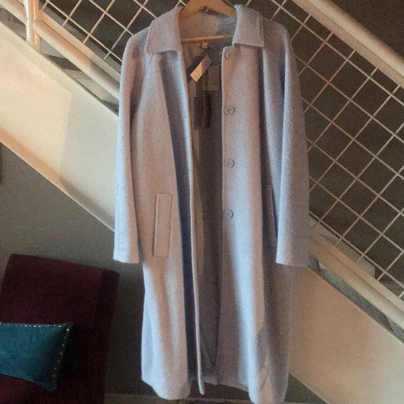 eva mendes for New York & Company Jackets & Blazers - Light blue coat. New! 🩵